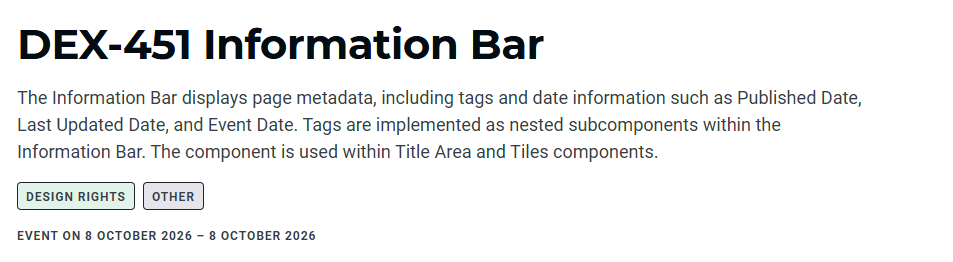 Information Bar